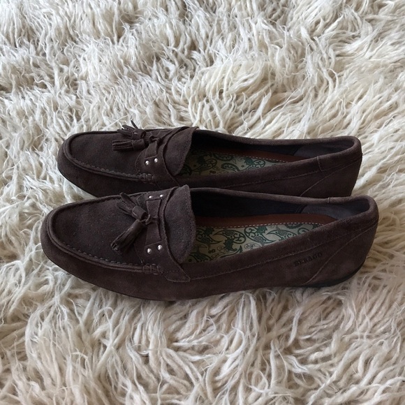 Sebago Mayfair Tassel Brown Leather Loafers 8 - Picture 4 of 7